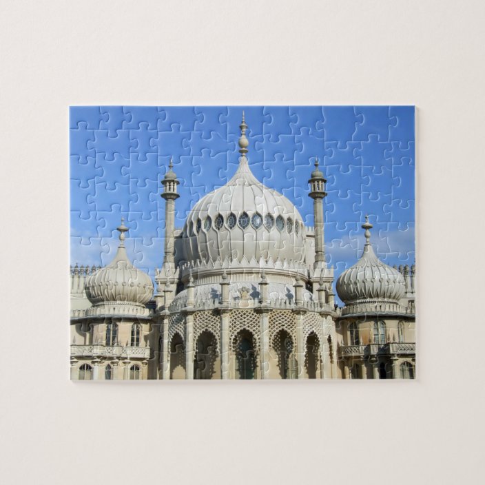 Royal Pavilion, Brighton, Sussex, England Jigsaw Puzzle Zazzle.co.uk