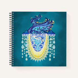 Royal Peacock Radiance Notebook