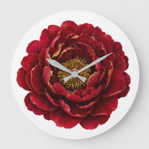 Royal Persian Gold Filigree Luxury Botanical Large Clock