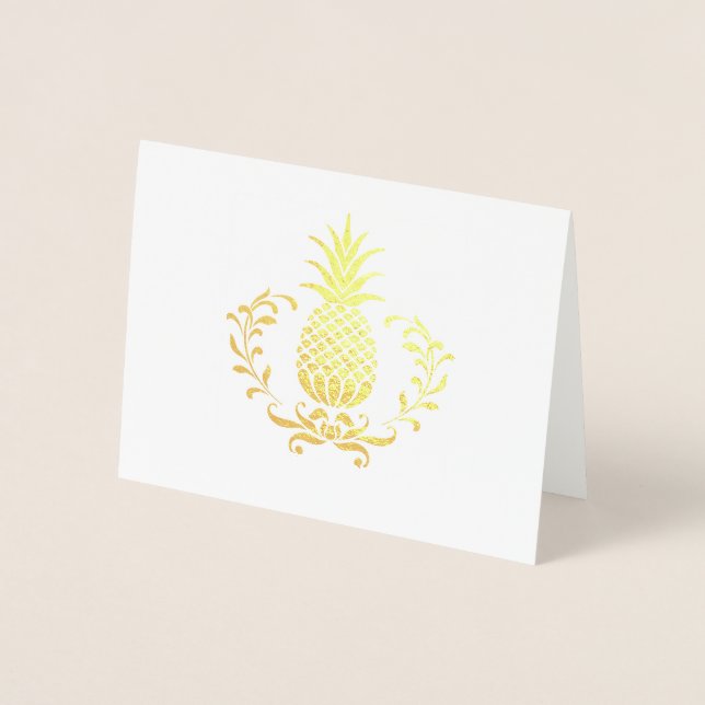 Royal Pineapple Note Card (Front)