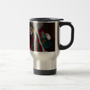Royal Plaid Santa Collection. Travel Mug