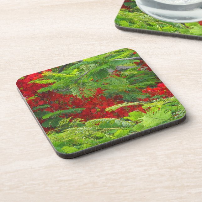 Royal Poinciana Coaster (Left Side)