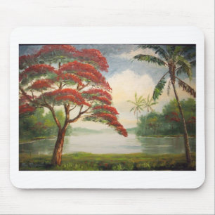 Royal Poinciana ( Flamboyant Tree) Mouse Mat