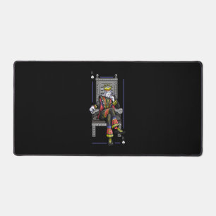 Royal Poker King Gaming Setup High Roller Desk Mat