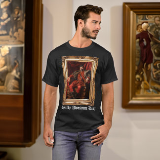 Royal Portrait Custom Personalised Photo Ornate T-Shirt