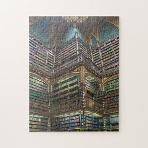 Royal Portuguese Cabinet of Reading, Rio, Brazil Jigsaw Puzzle