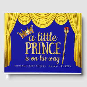 Royal Prince Baby Shower Guest Book