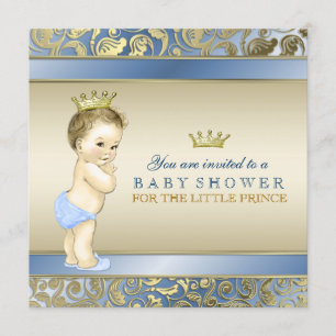 Royal Prince Baby Shower Invitation