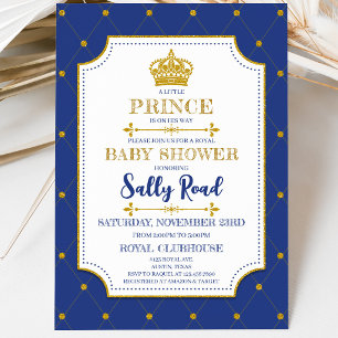Royal Prince Baby Shower Invitation