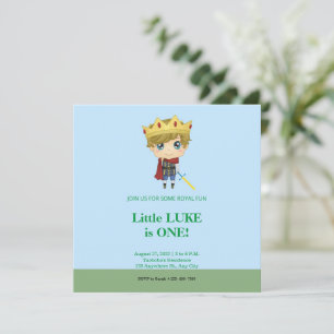 Royal Prince Birthday Invitation