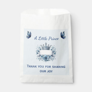 Royal Prince Blue Favor Bag