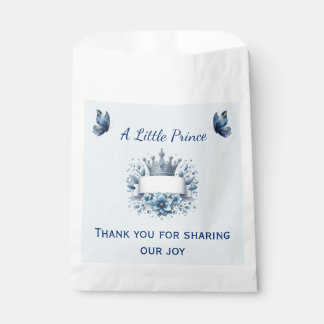 Royal Prince Blue Favour Bag