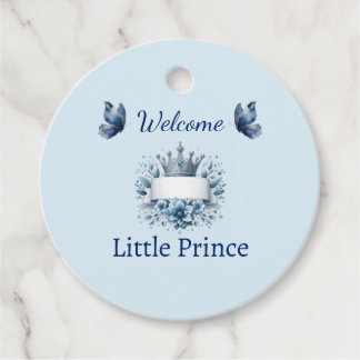 Royal Prince Blue Favour Tag