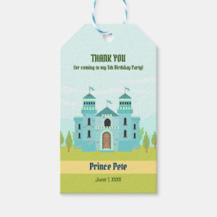 Royal Prince Boy Birthday Party Gift Tags