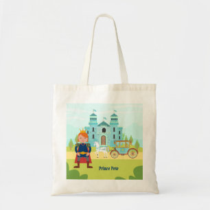 Royal Prince Boy Birthday Party Tote Bag