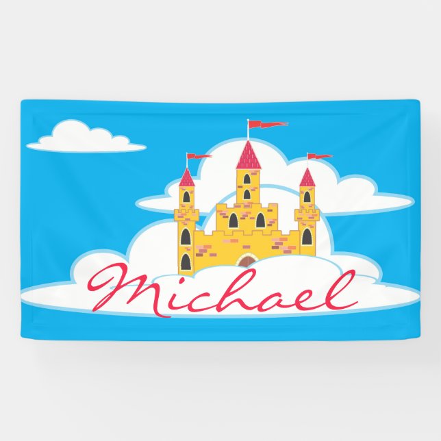 Royal Prince Castle Kids Room Banner (Horizontal)