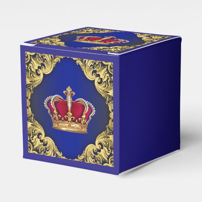Royal Prince Crown Favour Box (Front Side)