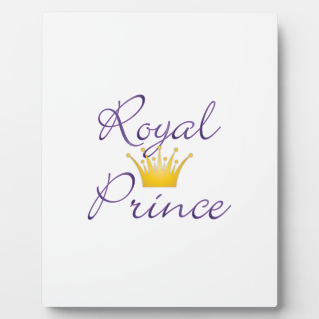 Royal Prince Plaque (Front)