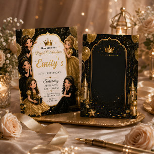 Royal Princess 20th Birthday Invitation