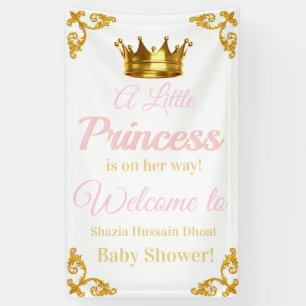 Royal Princess Baby Shower Banner