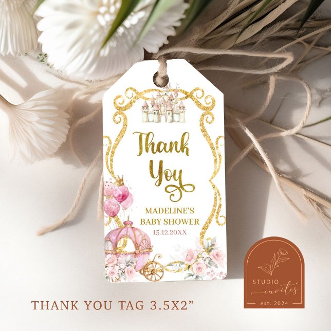Royal Princess Baby Shower Gift Tags (Creator Uploaded)