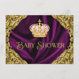 Royal Princess Baby Shower Invitation