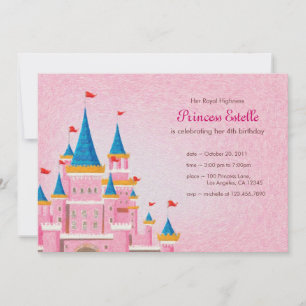 Royal Princess Birthday Invitation Card