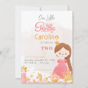 Royal Princess Birthday Party Invitation