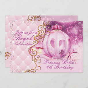 Royal Princess Birthday Party Invitations