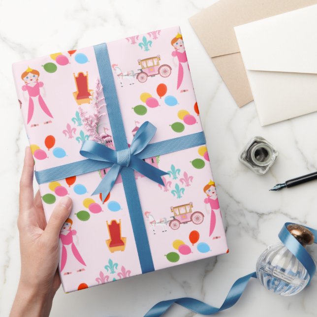 Royal Princess Birthday Party Wrapping Paper (Gifting)