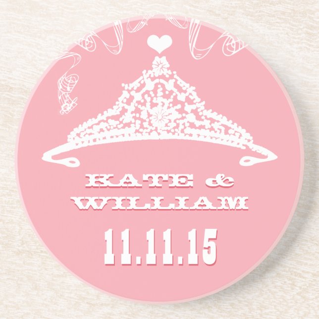 Royal Princess Bride Coasters (Front)