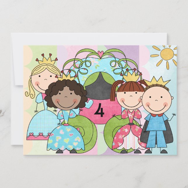 Royal Princess Celebration  Birthday Invitation (Front)