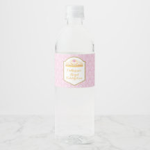 Royal Princess Celebration Water Bottle Label