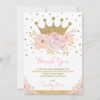 Royal Princess Crown Blush Pink Gold Birthday