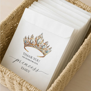 Royal Princess Crown Girl Birthday Party Favour Bags