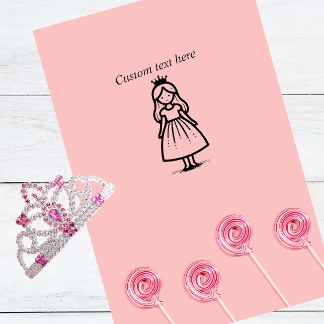 Royal Princess Customizable Rubber Stamp (Creator Uploaded)