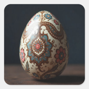 Royal Princess Easter Egg Square Sticker