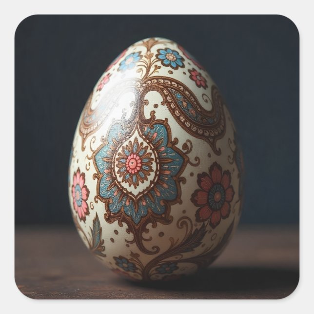 Royal Princess Easter Egg Square Sticker (Front)