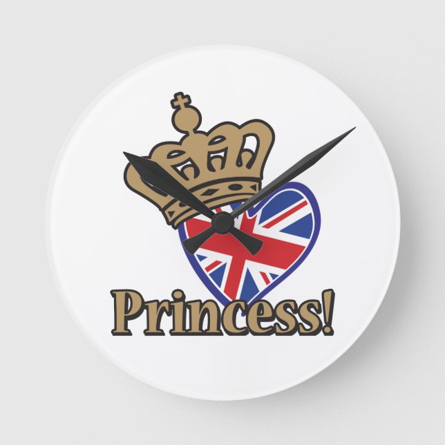 Royal Princess Round Clock (Front)