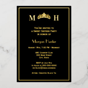 Royal Princess Tiara #3 Sweet Sixteen Foil Holiday