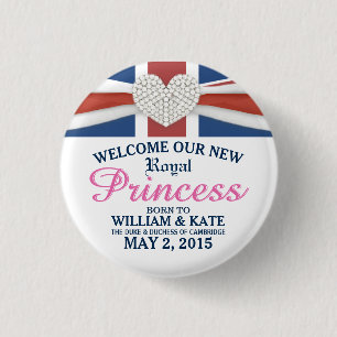 Royal Princess William & Kate Baby Keepsake Pin