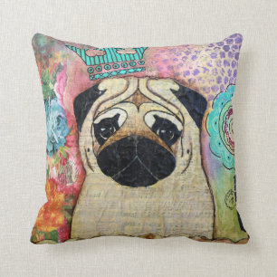 Royal Pug Pillow