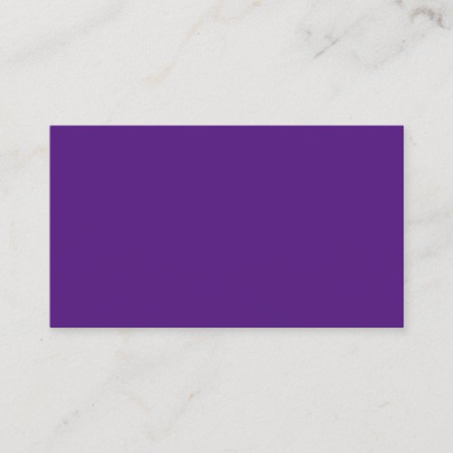 Royal Purple #52187E, Greyish Purple Appointment Card (Front)