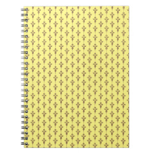 Royal Purple Christian Cross Art Notebook