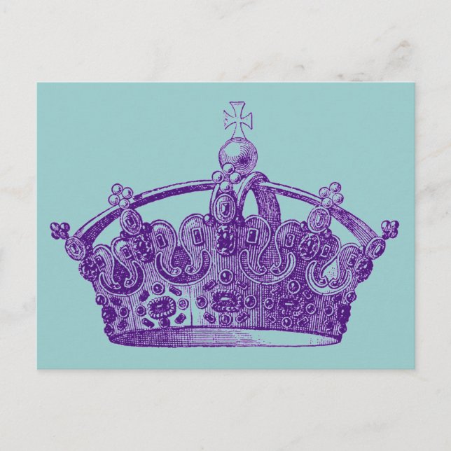 Royal Purple Crown Postcard (Front)