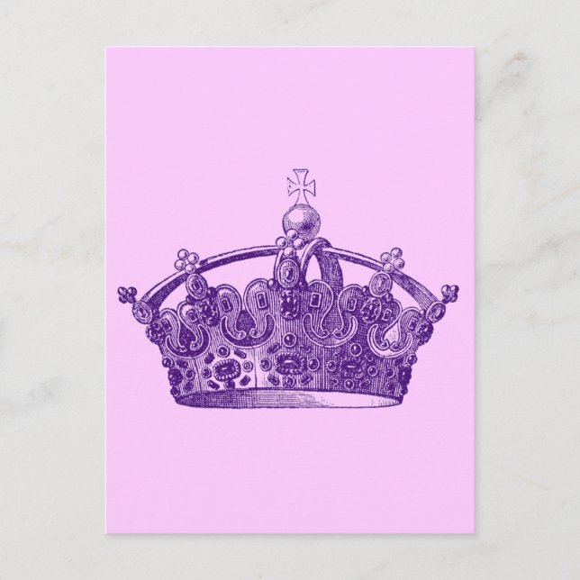 Royal Purple Crown Postcard (Front)