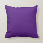 Royal Purple Cushion<br><div class="desc">Bright purple pillow goes with other purple and white patterns or solid colours. Touch of colour is great for a family room,  rec room,  bedroom or garden room. Maybe a dorm room,  too,  or a boat! Looking for a different colour? Just choose customise and look for more colours!</div>