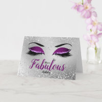 Royal Purple Fabulous Glitter Eyes Birthday