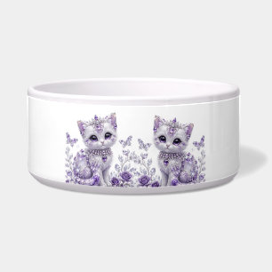 Royal Purple Jewelled Kitten Fantasy