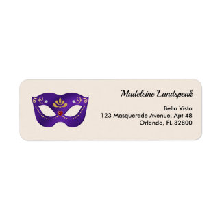 Royal Purple Masquerade Alabaster Cream Gold